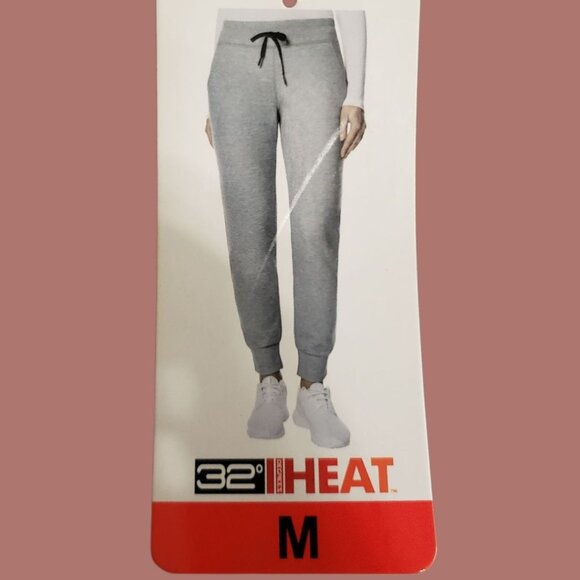 32 Degrees Heat Fleece Womens Jogger Pants Heather Medium - Picture 13 of 13